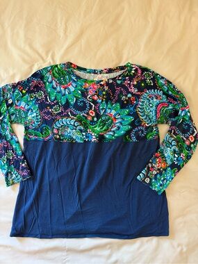 Lilly Pulitzer Finn Top in Take Me to the Sea